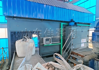 氧化鋅抱夾式噸袋拆包機(jī) 全自動噸包破袋機(jī)