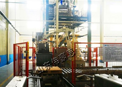 顏料自動(dòng)機(jī)器人拆垛機(jī) 全自動(dòng)拆垛機(jī)現(xiàn)場