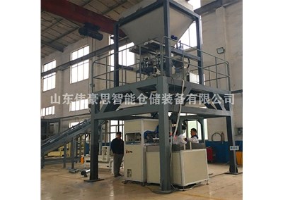  塑料顆粒自動包裝機 袋料自動包裝成套設備