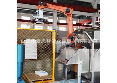 面粉全自動拆垛拆包設備 智能拆垛拆包線工作流程
