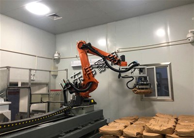袋料全自動拆垛機 機器人拆垛拆包系統