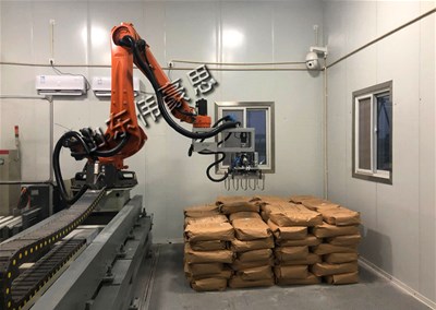 工業鹽碼垛機器人 袋料碼垛機廠家