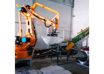 袋裝氧化鋁自動拆垛機 機械手拆垛拆包流水線