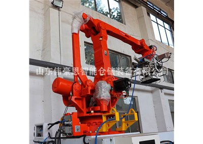 塑膠粉智能拆垛機(jī)械手 全自動(dòng)拆垛機(jī)客戶現(xiàn)場(chǎng)
