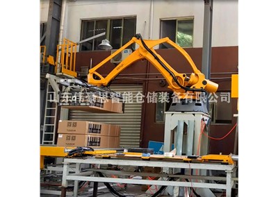 長箱智能碼垛機械手 全自動碼垛設備視頻