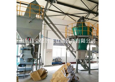 滑石粉管鏈上料設備 管式輸送機客戶現場