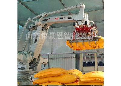 50KG硫磺機器人碼垛機 編織袋全自動碼垛機械手