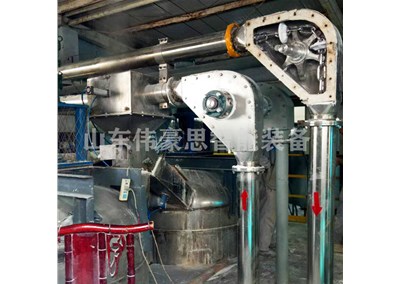 白炭黑管鏈式輸送機 粉料管鏈輸送提升機