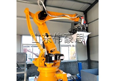 生石灰機(jī)械手拆包機(jī)是如何實(shí)現(xiàn)無塵卸料的？