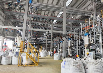 化工粉料噸袋拆包系統 全自動噸包破袋機定制