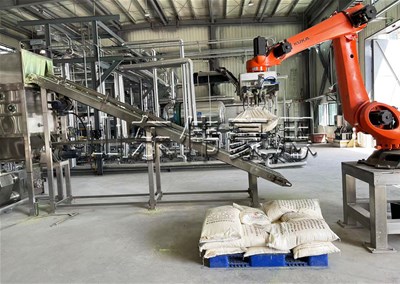 石膏粉全自動拆包機的工作原理是什么？