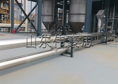 氯化銨管鏈?zhǔn)捷斔蜋C 管鏈輸送機非標(biāo)定制